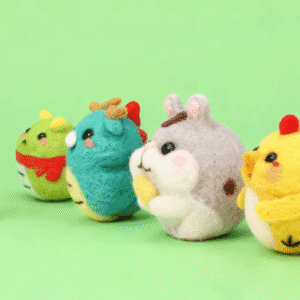 First Time Needle Felting Project: Cute Animal Kit