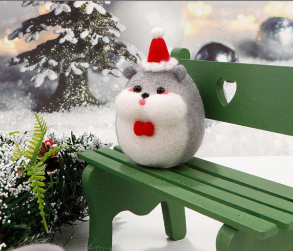 No Experience Christmas Felting Kit - Christmas doll  DIY - Image 9