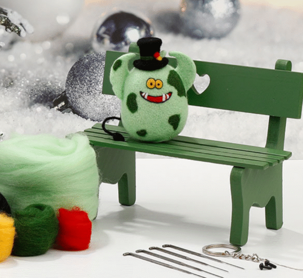 No Experience Christmas Felting Kit - Christmas doll  DIY - Image 8