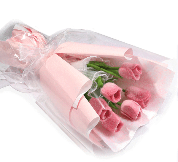 Lasting Flower Gift Felting Kit - DIY Never-Wilt Tulip Bouquet - Image 7
