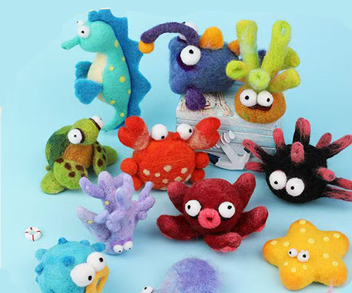 Dive into creativity! Make a whole ocean of 12+ adorable sea creature keychains.