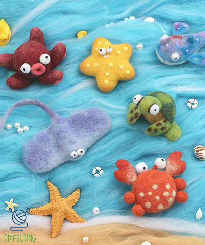 Explore the ocean depths! This extensive collection allows you to create over 12 charming marine animal keychains, from whales to octopuses. A perfect, relaxing project for craft lovers.