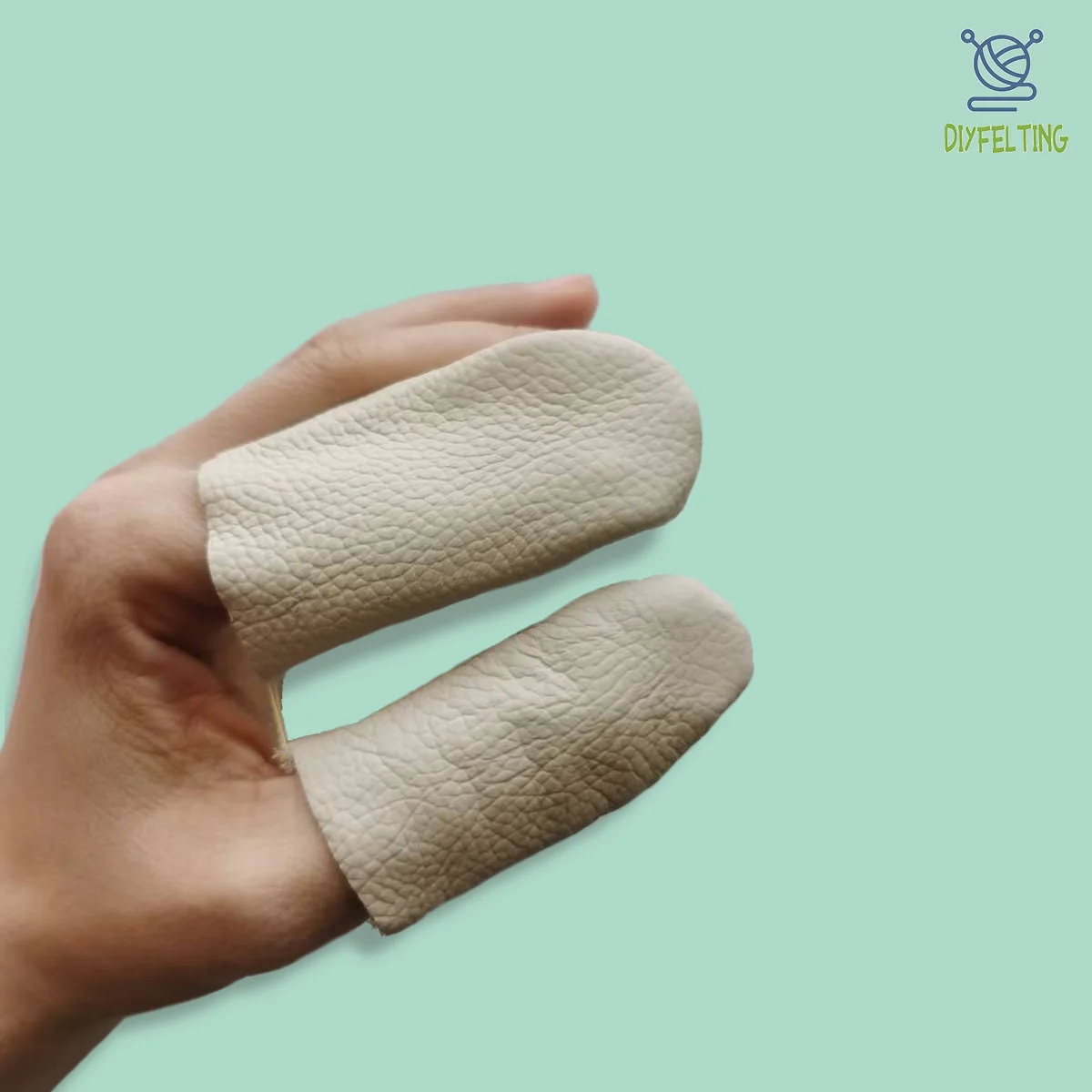 Needle Felting Leather Finger Protector - Ideal for DIY Felting & Finger Safety - Image 4