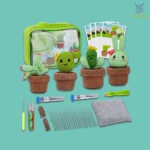 Felting Potted Cactus Kit - 4 - Piece Set for Beginners