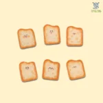 Needle Felt Toast Coasters Kit - Create 6 Adorable DIY Felted Bread Coasters