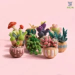 Succulent Needle Felting Kit | All-in-One 6, 9, 15-Piece Wool Felting Sets