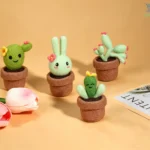 Felting Potted Cactus Kit - 4 - Piece Set for Beginners
