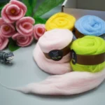 Merino Wool Roving 21 Micron - 4 Color Felting Set